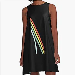 Arc Rainbow A-Line Dress