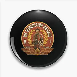 Vintage Burnt Peanut Alliance ARC Raiders Pin