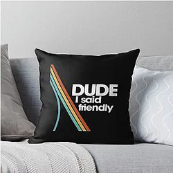 Arc Raiders Friendly Throw Pillow