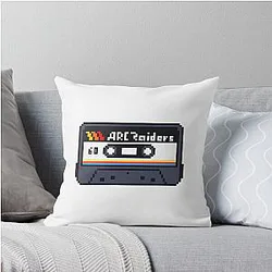 Arc Raiders Cassette Throw Pillow