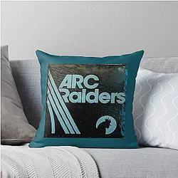 Character Fanart Inspired by Arcade Raiders Throw Pillow