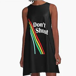 Don't Shoot Gaming Arc Raiders Video Game A-Line Dress