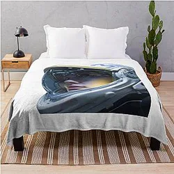 ARC Raiders Futuristic Sci-Fi Shooter Post-Apocalyptic Battle Design for Gamers Throw Blanket