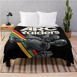 ARC Raiders Custom Hornet Logo Throw Blanket