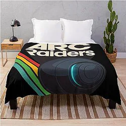 ARC Raiders Custom Fireball Logo Throw Blanket