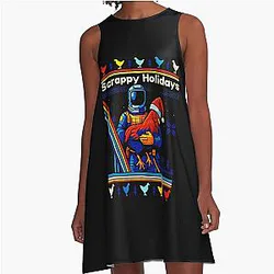 Merry Christmas Arc Raiders A-Line Dress