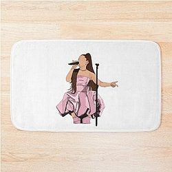 Ariana Grande digital artwork Bath Mat