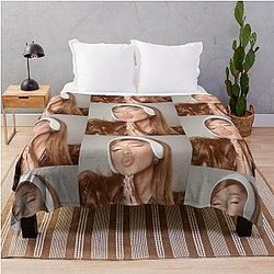 Ariana Grande Graphic Throw Blanket