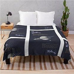 Ariana Grande - Saturn Album Art Design Throw Blanket