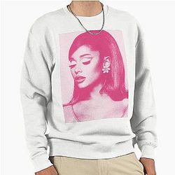 Ariana Grande Pink Pullover Sweatshirt