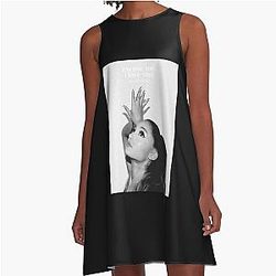 Excuse Me Ily Ariana Grande A Line Dress