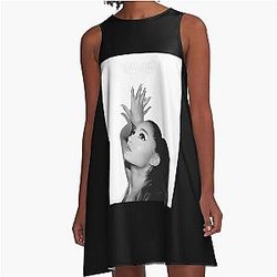 Excuse Me Ily Ariana Grande Poster A-Line Dress