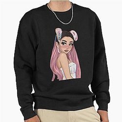Ariana Grande 7 Rings Cartoon Pullover Sweatshirt