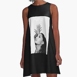Excuse Me Ily Ariana Grande Poster A-Line Dress
