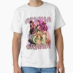 Ariana Grande Glitter Diva Collage Poster Classic T-Shirt