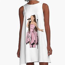 Ariana Grande digital artwork A-Line Dress