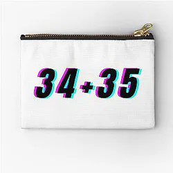 Ariana Grande 34+35 Zipper Pouch