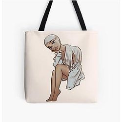 Ariana Grande Sweetener Cartoon All Over Print Tote Bag