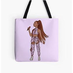 Ariana Grande Sweat Cartoon All Over Print Tote Bag
