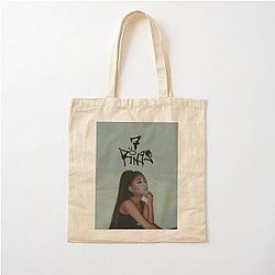 Ariana Grande 7 Rings Lyrics Cotton Tote Bag