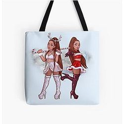 Ariana Grande SWT Cartoon Christmas Tote Bag