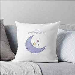 Goodnight Go Ariana Grande Purple Throw Pillow