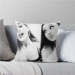 Ariana Grande Inspired Cute Throw Pillow