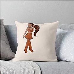 Ariana Grande Swt Cartoon Throw Pillow