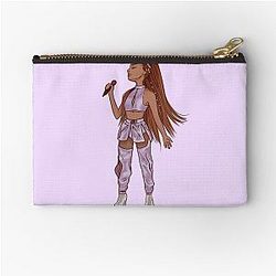 Ariana Grande Custom Cartoon Zipper Pouch