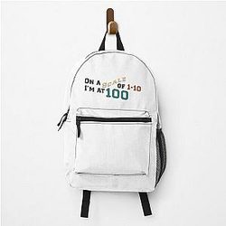 Sassy Quotes song lyrics, On a scale of 1-10 I'm at 100, Ariana Grande Backpack