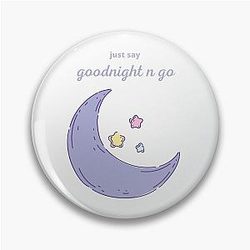 goodnight and go by ariana grande (purple) Pin