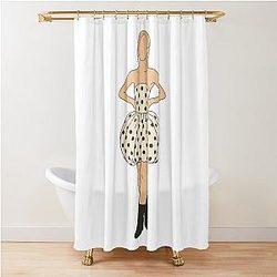 Ariana Grande Polka Dot Shower Curtain