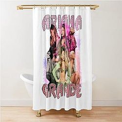 Ariana Grande Glitter Pop Diva Collage Poster Gift Shower Curtain