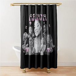 Ariana Grande Y2K Aesthetic Art Pop Star Fan Poster Shower Curtain
