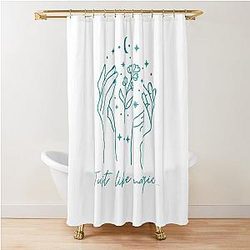Ariana Grande Like Magic Green Shower Curtain