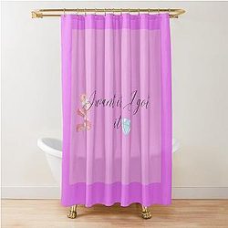 I Want It Ariana Grande Pink Diamond Design Shower Curtain