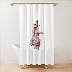Ariana Grande digital artwork Shower Curtain