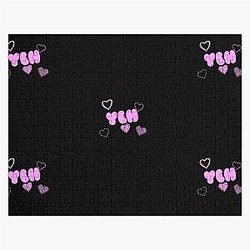 Ariana Grande Yeh with Light Purple Favorite Color Jigsaw Puzzle