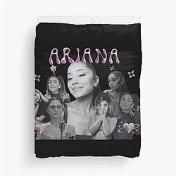 Ariana Grande Y2K Aesthetic Art Pop Star Fan Duvet Cover