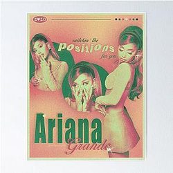 Ariana Grande Positions Watermelon Poster