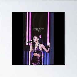 Ariana Grande Saves Tears Lyrics Poster