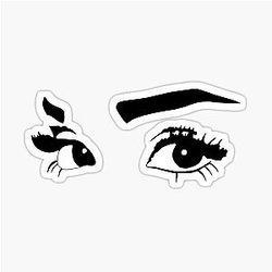 Ariana Grande Eyes Sticker