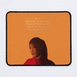 Ariana Grande and lyrics Mousepad