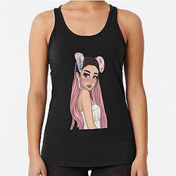 Ariana Grande 7 Ring Racerback Tank Top