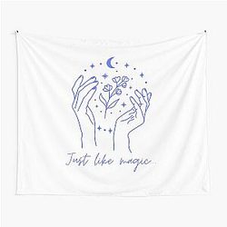 Just Like Magic Ariana Grande Blue Tapestry