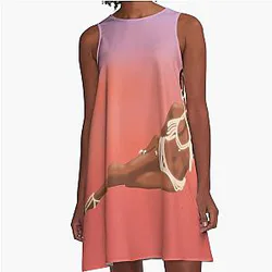 Ari Lennox Biography A-line dress