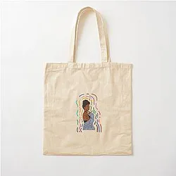 Ari Lennox Line Drawing Cotton Tote