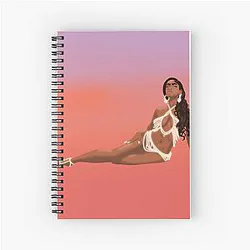 Ari Lennox age location Spiral Notebook