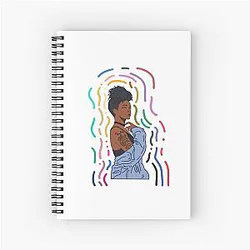 Ari Lennox Line Drawing Notebook
