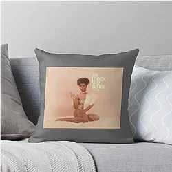 Ari Lennox Shea Butter Baby Throw Pillow
